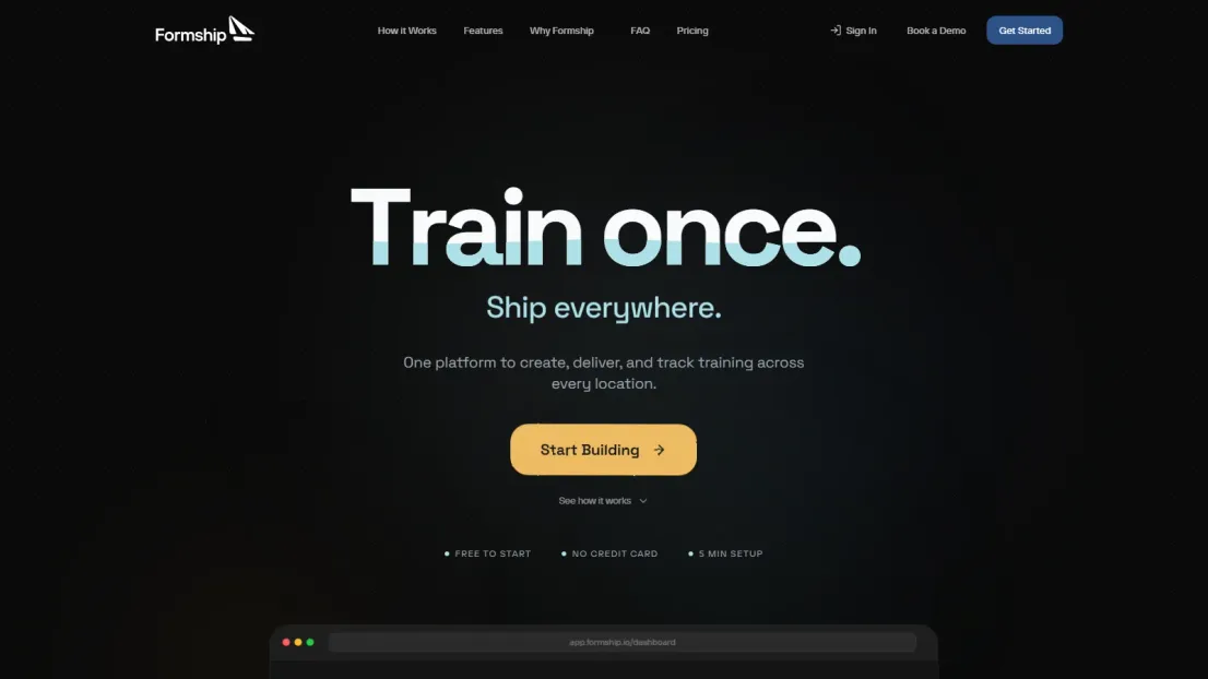 Formship screenshot